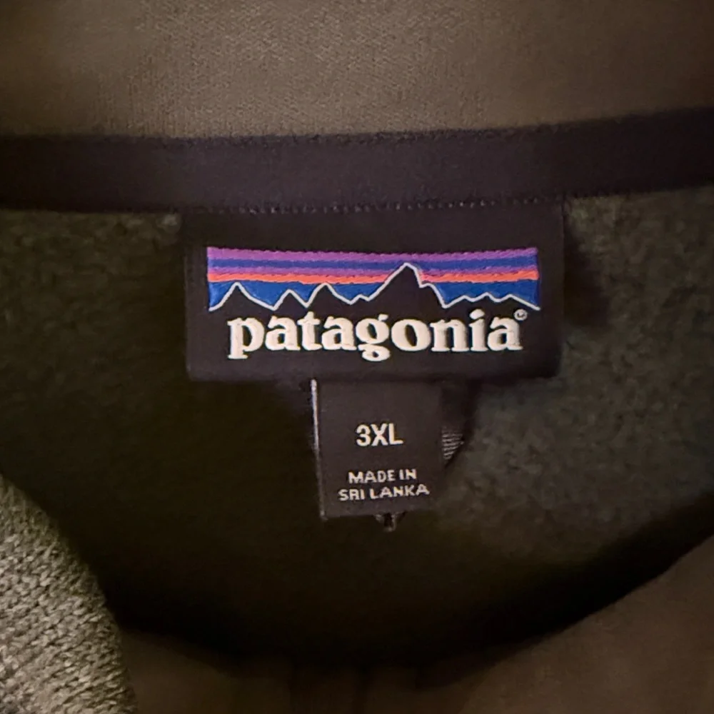 Patagonia Olive Full-Zip Fleece Jacket - Picture 2 of 4